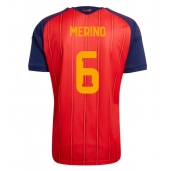 Billige Spanien Mikel Merino #6 Hjemmebanetrøje VM 2026 Kort ærmer