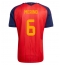 Billige Spanien Mikel Merino #6 Hjemmebanetrøje VM 2026 Kort ærmer