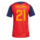 Billige Spanien Mikel Oyarzabal #21 Hjemmebanetrøje Dame VM 2026 Kort ærmer