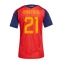 Billige Spanien Mikel Oyarzabal #21 Hjemmebanetrøje Dame VM 2026 Kort ærmer
