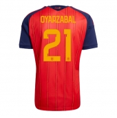 Billige Spanien Mikel Oyarzabal #21 Hjemmebanetrøje VM 2026 Kort ærmer