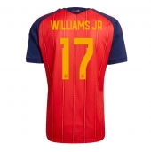 Billige Spanien Nico Williams #17 Hjemmebanetrøje VM 2026 Kort ærmer