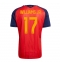 Billige Spanien Nico Williams #17 Hjemmebanetrøje VM 2026 Kort ærmer