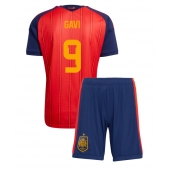 Billige Spanien Paez Gavi #9 Hjemmebanetrøje Børn VM 2026 Kort ærmer (+ bukser)