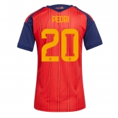 Billige Spanien Pedri Gonzalez #20 Hjemmebanetrøje Dame VM 2026 Kort ærmer