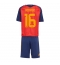 Billige Spanien Rodri Hernandez #16 Hjemmebanetrøje Børn VM 2026 Kort ærmer (+ bukser)