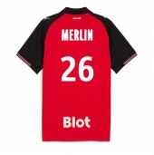 Billige Stade Rennais Quentin Merlin #26 Hjemmebanetrøje 2025-26 Kort ærmer