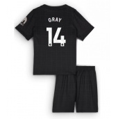 Billige Tottenham Hotspur Archie Gray #14 Udebanetrøje Børn 2025-26 Kort ærmer (+ bukser)