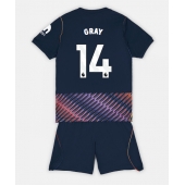 Billige Tottenham Hotspur Archie Gray #14 Udebanetrøje Børn 2026-27 Kort ærmer (+ bukser)