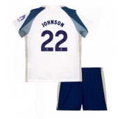 Billige Tottenham Hotspur Brennan Johnson #22 Hjemmebanetrøje Børn 2025-26 Kort ærmer (+ bukser)