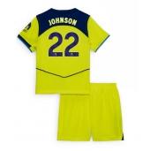 Billige Tottenham Hotspur Brennan Johnson #22 Tredje trøje Børn 2025-26 Kort ærmer (+ bukser)