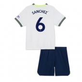 Billige Tottenham Hotspur Davinson Sanchez #6 Hjemmebanetrøje Børn 2022-23 Kort ærmer (+ bukser)