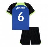 Billige Tottenham Hotspur Davinson Sanchez #6 Udebanetrøje Børn 2022-23 Kort ærmer (+ bukser)