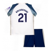 Billige Tottenham Hotspur Dejan Kulusevski #21 Hjemmebanetrøje Børn 2025-26 Kort ærmer (+ bukser)