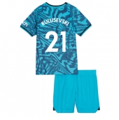 Billige Tottenham Hotspur Dejan Kulusevski #21 Tredje trøje Børn 2022-23 Kort ærmer (+ bukser)