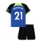 Billige Tottenham Hotspur Dejan Kulusevski #21 Udebanetrøje Børn 2022-23 Kort ærmer (+ bukser)