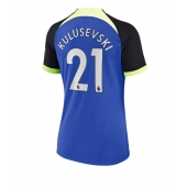 Billige Tottenham Hotspur Dejan Kulusevski #21 Udebanetrøje Dame 2022-23 Kort ærmer