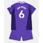 Billige Tottenham Hotspur Jan Paul van Hecke #6 Tredje trøje Børn 2026-27 Kort ærmer (+ bukser)