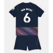 Billige Tottenham Hotspur Jan Paul van Hecke #6 Udebanetrøje Børn 2026-27 Kort ærmer (+ bukser)