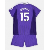 Billige Tottenham Hotspur Lucas Bergvall #15 Tredje trøje Børn 2026-27 Kort ærmer (+ bukser)