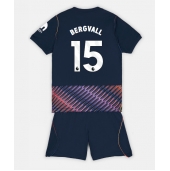 Billige Tottenham Hotspur Lucas Bergvall #15 Udebanetrøje Børn 2026-27 Kort ærmer (+ bukser)