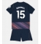 Billige Tottenham Hotspur Lucas Bergvall #15 Udebanetrøje Børn 2026-27 Kort ærmer (+ bukser)