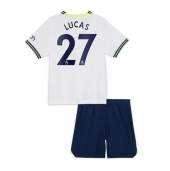 Billige Tottenham Hotspur Lucas Moura #27 Hjemmebanetrøje Børn 2022-23 Kort ærmer (+ bukser)