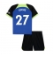 Billige Tottenham Hotspur Lucas Moura #27 Udebanetrøje Børn 2022-23 Kort ærmer (+ bukser)