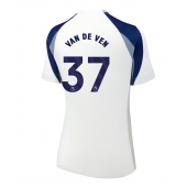Billige Tottenham Hotspur Micky van de Ven #37 Hjemmebanetrøje Dame 2025-26 Kort ærmer