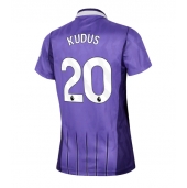 Billige Tottenham Hotspur Mohammed Kudus #20 Tredje trøje Dame 2026-27 Kort ærmer