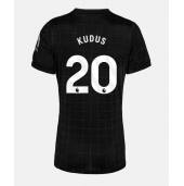 Billige Tottenham Hotspur Mohammed Kudus #20 Udebanetrøje Dame 2025-26 Kort ærmer