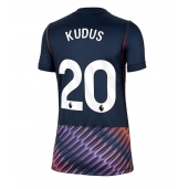 Billige Tottenham Hotspur Mohammed Kudus #20 Udebanetrøje Dame 2026-27 Kort ærmer