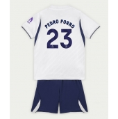Billige Tottenham Hotspur Pedro Porro #23 Hjemmebanetrøje Børn 2026-27 Kort ærmer (+ bukser)