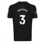 Billige Tottenham Hotspur Radu Dragusin #3 Udebanetrøje 2025-26 Kort ærmer