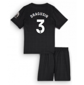 Billige Tottenham Hotspur Radu Dragusin #3 Udebanetrøje Børn 2025-26 Kort ærmer (+ bukser)