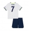 Billige Tottenham Hotspur Son Heung-min #7 Hjemmebanetrøje Børn 2022-23 Kort ærmer (+ bukser)