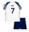 Billige Tottenham Hotspur Xavi Simons #7 Hjemmebanetrøje Børn 2025-26 Kort ærmer (+ bukser)