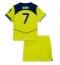 Billige Tottenham Hotspur Xavi Simons #7 Tredje trøje Børn 2025-26 Kort ærmer (+ bukser)