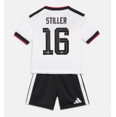 Billige Tyskland Angelo Stiller #16 Hjemmebanetrøje Børn VM 2026 Kort ærmer (+ bukser)
