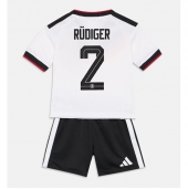 Billige Tyskland Antonio Rudiger #2 Hjemmebanetrøje Børn VM 2026 Kort ærmer (+ bukser)