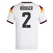 Billige Tyskland Antonio Rudiger #2 Hjemmebanetrøje VM 2026 Kort ærmer