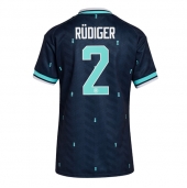 Billige Tyskland Antonio Rudiger #2 Udebanetrøje Dame VM 2026 Kort ærmer