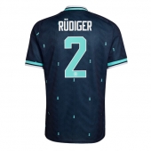Billige Tyskland Antonio Rudiger #2 Udebanetrøje VM 2026 Kort ærmer