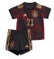 Billige Tyskland Ilkay Gundogan #21 Udebanetrøje Børn VM 2022 Kort ærmer (+ bukser)