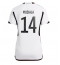 Billige Tyskland Jamal Musiala #14 Hjemmebanetrøje Dame VM 2022 Kort ærmer