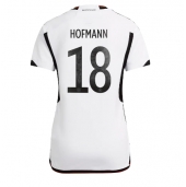 Billige Tyskland Jonas Hofmann #18 Hjemmebanetrøje Dame VM 2022 Kort ærmer