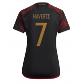 Billige Tyskland Kai Havertz #7 Udebanetrøje Dame VM 2022 Kort ærmer