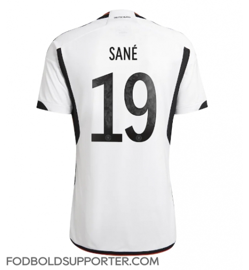 Billige Tyskland Leroy Sane #19 Hjemmebanetrøje VM 2022 Kort ærmer