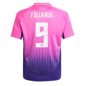 Billige Tyskland Niclas Fullkrug #9 Udebanetrøje EM 2024 Kort ærmer