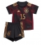Billige Tyskland Niklas Sule #15 Udebanetrøje Børn VM 2022 Kort ærmer (+ bukser)